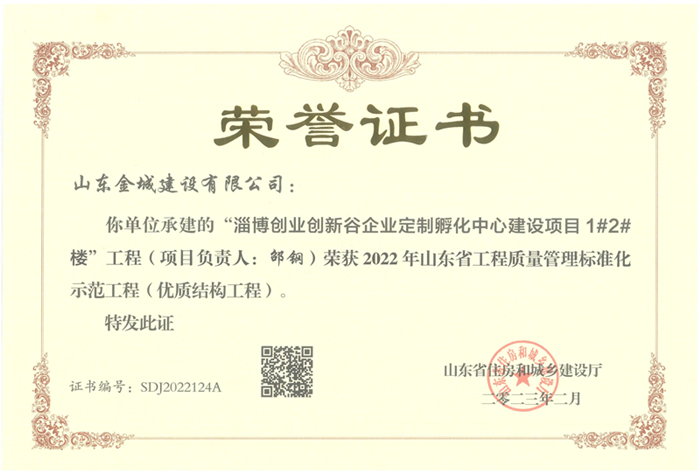 PJZL119-山东省工程质量治理标准化树模工程（优质结构工程）-淄博创业立异谷企业定制孵化中心建设项目1#2#楼.jpg